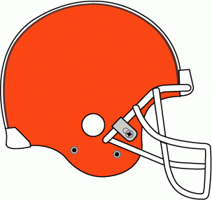 Cleveland Browns 1975-1995 Helmet iron on transfers for clothing